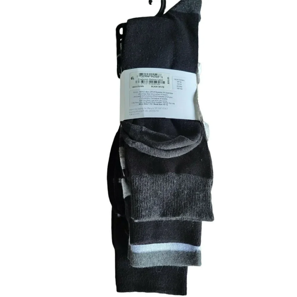 4-PACK Designer Fashion Socks Men's.  One Size.